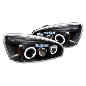 189.95 Spec-D Projector Headlights Chevy Malibu (04-07) Halo LED - Black or Chrome - Redline360