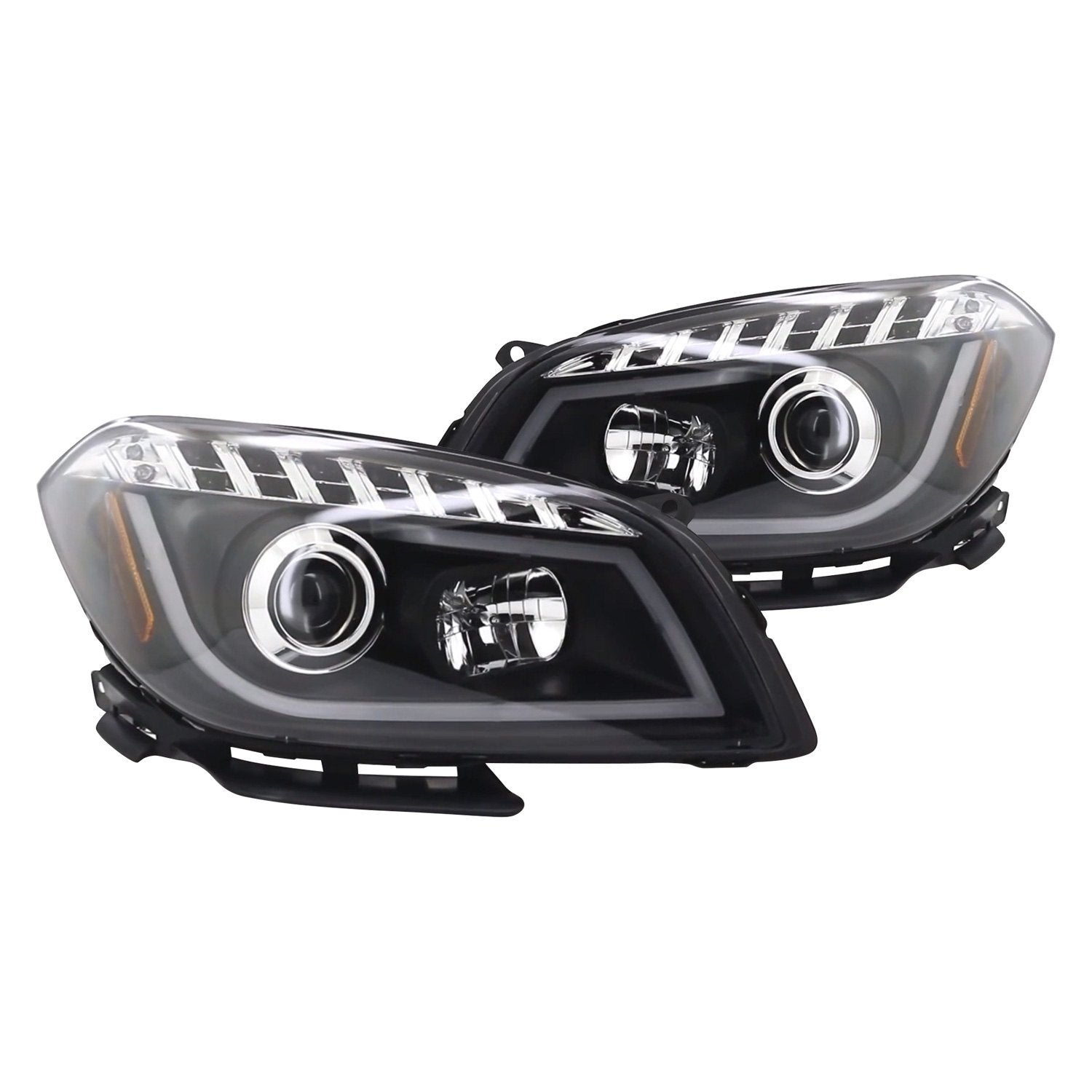 Projector Headlights - Custom Halo, LED and Halogen Projectors Chevy Malibu  Parts, image size:1500x1500
