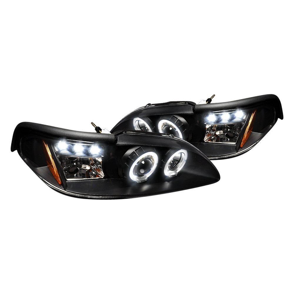 Spec-D Projector Headlights Ford Mustang SN95 (94-98) Halo LED - Black or  Chrome