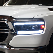 Load image into Gallery viewer, Spec-D Projector Headlights Ram 1500 (19-22) Switchback Sequential LED Black / Clear Alternate Image