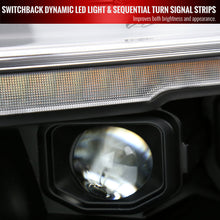 Load image into Gallery viewer, Spec-D Projector Headlights Ram 1500 (19-22) Switchback Sequential LED Black / Clear Alternate Image