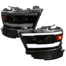 Load image into Gallery viewer, Spec-D Projector Headlights Ram 1500 (19-22) Switchback Sequential LED Black / Clear Alternate Image