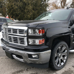 339.95 Spec-D Projector Headlights Silverado (14-15) Switchback Sequential w/ LED Bar - Black / Chrome - Redline360