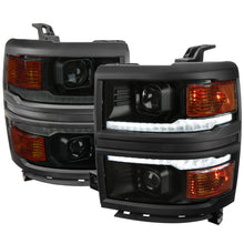 Load image into Gallery viewer, 339.95 Spec-D Projector Headlights Silverado (14-15) Switchback Sequential w/ LED Bar - Black / Chrome - Redline360 Alternate Image