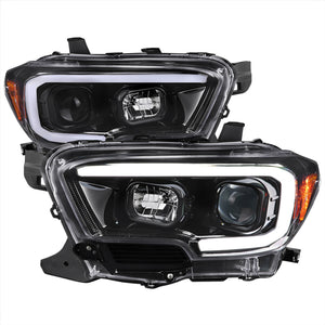 Spec-D Projector Headlights Toyota Tacoma (2016-2023) Switchback Sequential LED