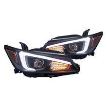 Load image into Gallery viewer, 359.95 Spec-D Projector Headlights Scion tC (2011-2012-2013) w/ LED Bar - Black / Tinted / Chrome - Redline360 Alternate Image
