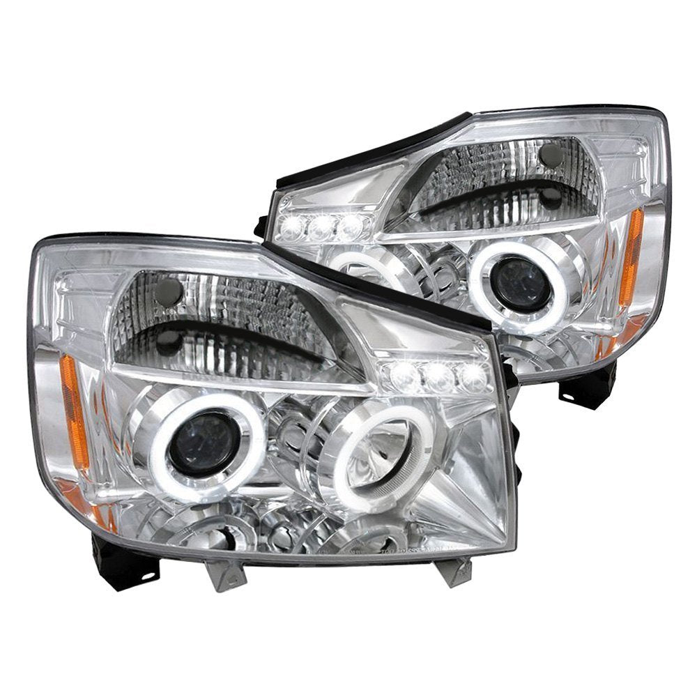 Spec D Projector Headlights Nissan Titan 04 15 Armada 04 07