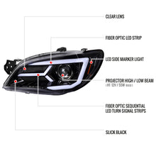 Load image into Gallery viewer, Spec-D Projector Headlights Subaru WRX &amp; STi (06-07) Sequential LED Turn Signal Alternate Image