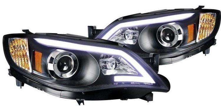 339.95 Spec-D Projector Headlights Subaru WRX (08-14) Outback (08-11) w/ LED DRL - Black or Chrome - Redline360