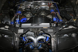 278.95 Mishimoto Radiator Nissan 300ZX Twin Turbo [2 Row Aluminum] (1990–1996) MMRAD-300ZX-90T - Redline360