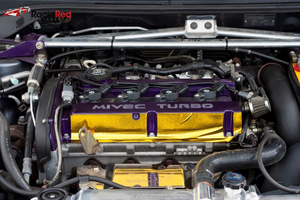 313.95 Mishimoto Radiator Mitsubishi Lancer EVO 7/8/9 (2001–2007) 2 Row Aluminum - MMRAD-EVO-01 - Redline360