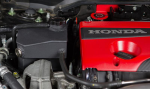 282.95 Mishimoto Coolant Expansion Tank Honda Civic Type R (2017-2019) Black or Red - Redline360