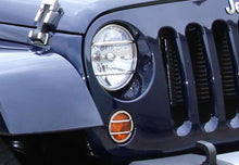 Load image into Gallery viewer, Kentrol Fog Light Cover Jeep Wrangler JK (2007-2018) Polished or Black Alternate Image