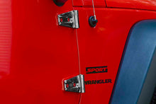 Load image into Gallery viewer, Kentrol Hinge Overlays Jeep Wrangler JK (2007-2018) Door 2- or 4-Door - Polished (4 pieces) Alternate Image