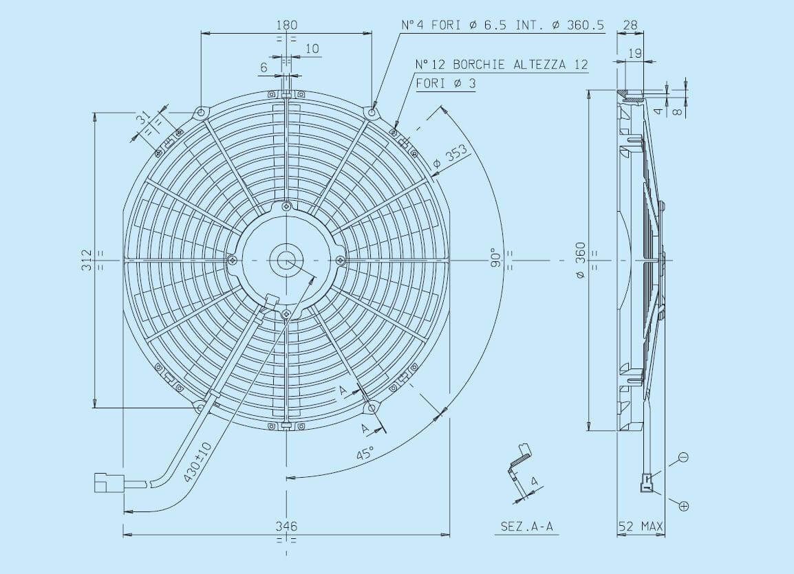 SPAL Electric Radiator Fan (13