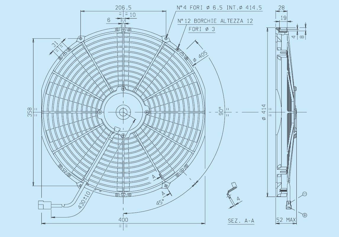 SPAL Electric Radiator Fan (16