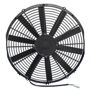 88.26 SPAL Electric Radiator Fan (16" - Pusher Style - Low Profile - 1298 CFM) 30100401 - Redline360