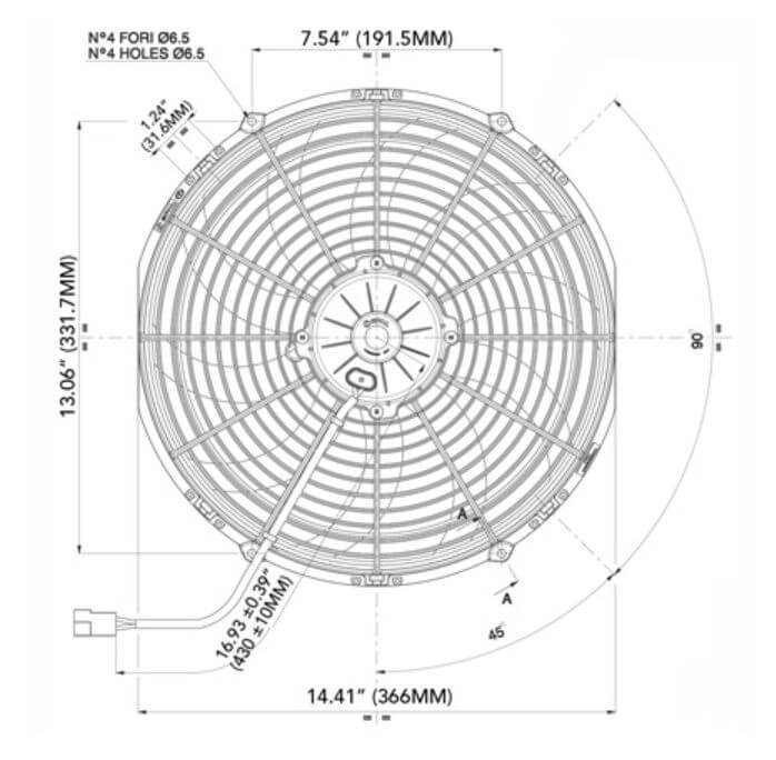 SPAL Electric Radiator Fan (14