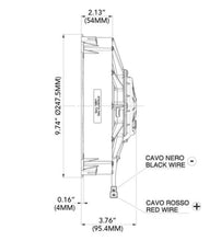 Load image into Gallery viewer, 160.24 SPAL Electric Fan (9&quot; - Puller Style - High Performance - 755 CFM) 30102061 - Redline360 Alternate Image