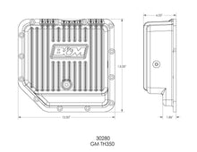 Load image into Gallery viewer, 88.15 B&amp;M Hi-Tek Deep Transmission Pan Pontiac [TH350] (1969-1984) Chrome Steel or Aluminum - Redline360 Alternate Image