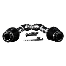 Load image into Gallery viewer, Weapon-R Intake for Nissan 350Z (2007-2008) Secret Weapon Style Twin Throttle Body - Polished or Stealth 304-136-10 - Polished Alternate Image