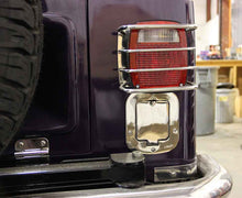 Load image into Gallery viewer, Kentrol Body Guard Jeep Wrangler CJ (1955-1986) Rear - Polished or Black - Polished Alternate Image