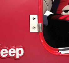 Load image into Gallery viewer, Kentrol Lower Door Hinge Jeep Wrangler CJ/YJ/TJ (1976-2006) Polished or Black - Polished Alternate Image