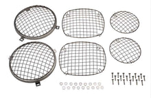 Load image into Gallery viewer, Kentrol Mesh Guard Jeep Wrangler CJ (1976-1986) Wire - Polished or Black Alternate Image