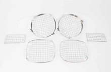 Load image into Gallery viewer, Kentrol Mesh Guard Jeep Wrangler TJ (1997-2006) Wire - Polished or Black Alternate Image