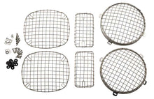 Load image into Gallery viewer, Kentrol Mesh Guard Jeep Wrangler TJ (1997-2006) Wire - Polished or Black Alternate Image