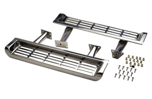 Kentrol Side Steps Jeep Wrangler TJ (1997-2006) Polished Stainless Steel