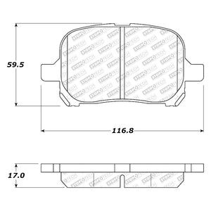 49.98 StopTech Street Select Brake Pads Lexus ES300 (97-01) RX300 (99-01) [Front w/ Hardware] 305.07070 - Redline360