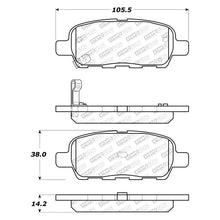 Load image into Gallery viewer, 41.32 StopTech Street Select Brake Pads Nissan Sentra (13-19) [Rear w/ Hardware] 305.09050 - Redline360 Alternate Image