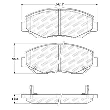 Load image into Gallery viewer, 56.15 StopTech Street Select Brake Pads Honda Fit (13-14) [Front w/ Hardware] 305.09140 - Redline360 Alternate Image