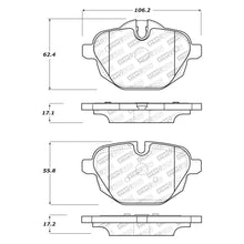 Load image into Gallery viewer, 63.03 StopTech Street Select Brake Pads BMW X4 (15-19) [Rear w/ Hardware] 305.14730 - Redline360 Alternate Image