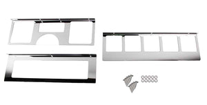 Kentrol Dash Overlay Jeep Wrangler YJ (1987-1995) Set - Polished