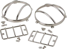 Load image into Gallery viewer, Kentrol Light Guard Jeep Wrangler TJ (1997-2006) Euro Style Set - Polished or Black - Polished Alternate Image