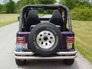 Kentrol Gas Hatch Jeep Wrangler CJ/YJ (1977-1995) Billet Style - Polished