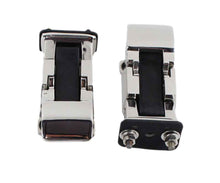 Load image into Gallery viewer, Kentrol Hood Catch Jeep Wrangler CJ/YJ (1942-1995) TJ Style Pair - Polished or Black - Polished Alternate Image