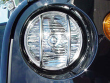 Load image into Gallery viewer, Kentrol Headlight Guards Jeep Wrangler JK (2007-2018) Euro Type - Polished Black - Polished Alternate Image
