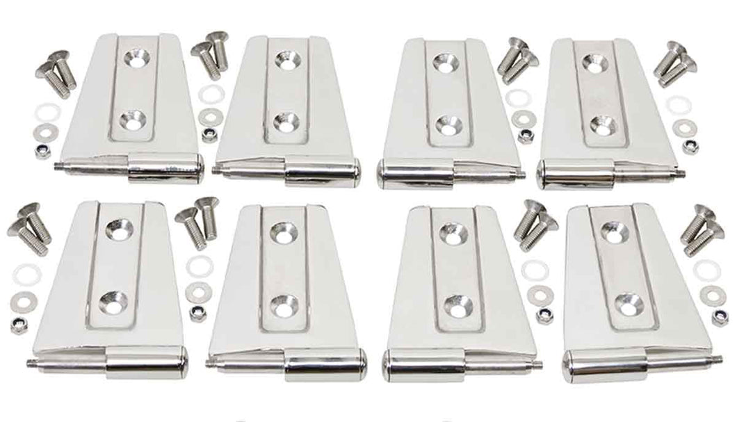 Kentrol Door Hinge Jeep Wrangler JK 4-Door (2007-2018) Polished or Sand Blasted or Black