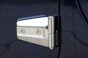 Kentrol Door Hinge Jeep Wrangler JK 4-Door (2007-2018) Polished or Sand Blasted or Black