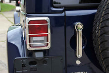 Load image into Gallery viewer, Kentrol Taillight Guard Jeep Wrangler JK (2007-2018) Pair - Polished or Black Alternate Image