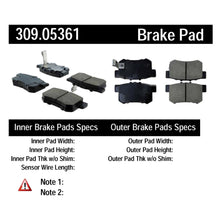Load image into Gallery viewer, 75.08 StopTech Brake Pads Acura RL (99-04) [Rear w/ Shims &amp; Hardware] Street or Sport - Redline360 Alternate Image