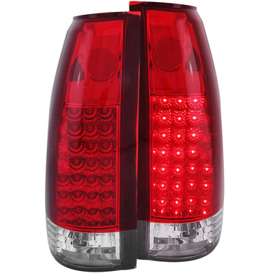 210.46 Anzo LED Tail Lights Chevy Tahoe (95-99) GMC Yukon (92-99) Black or Chrome Housing - Redline360