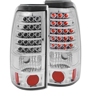 221.76 Anzo LED Tail Lights Chevy/GMC Silverado/Sierra 1500/2500/3500 (99-06) Chrome or Black Housing - Redline360
