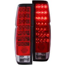 Load image into Gallery viewer, 225.47 Anzo LED Tail Lights Nissan D21 Hardbody Pickup (86-97) Red/Clear Lens - 311034 - Redline360 Alternate Image