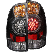 Load image into Gallery viewer, Anzo LED Tail Lights Toyota Tacoma (2005-2015) Black / Chrome / Smoke - Clear Lens/Black Alternate Image