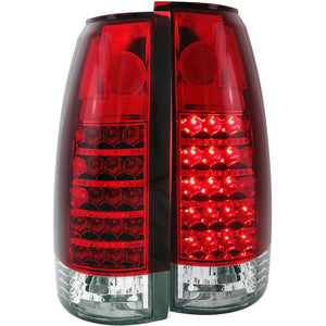 210.46 Anzo LED Tail Lights Chevy/GMC C/K1500/2500 (88-98) C/K3500 (88-00) Black or Chrome Housing - Redline360