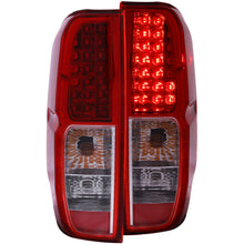 Load image into Gallery viewer, Anzo LED Tail Lights Nissan Frontier (2005-2013) Red/Clear or Red/Smoke Lens - 311071 - Red/Clear Alternate Image
